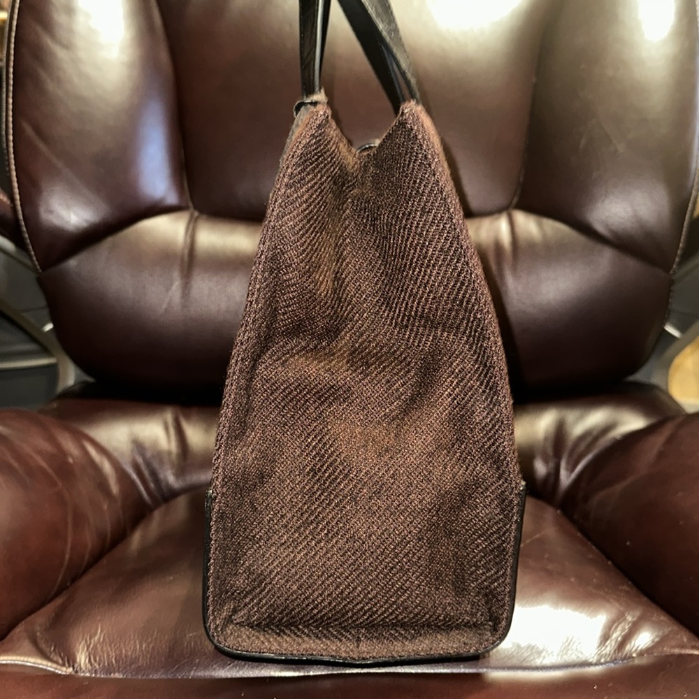 Brighton Wool & Croc Leather Bag - Picture 5 of 16